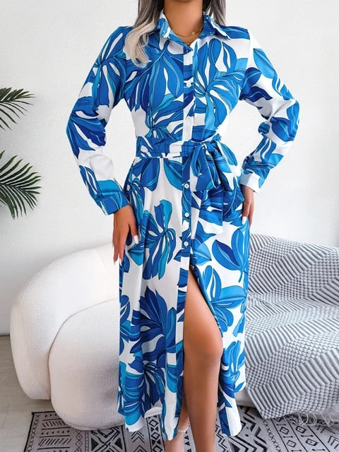 Alia | Comfy Floral Long Dress